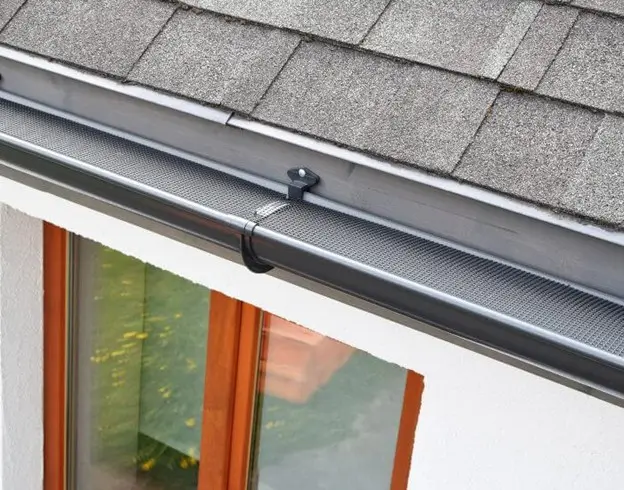 Gutter guard installed on Seattle WA home.